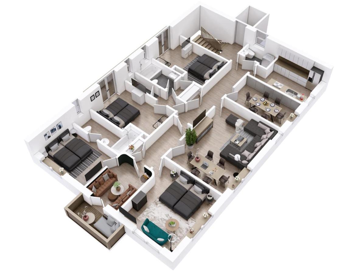 Morehome Apartments, Center,Parking 180Qm Bad Worishofen Ngoại thất bức ảnh